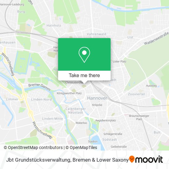 Jbt Grundstücksverwaltung map