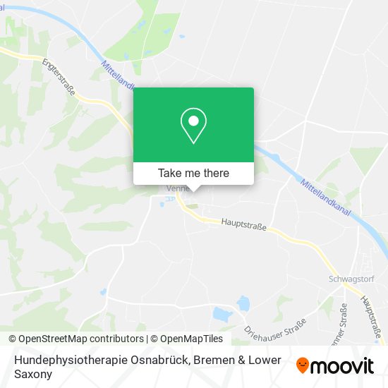 Hundephysiotherapie Osnabrück map