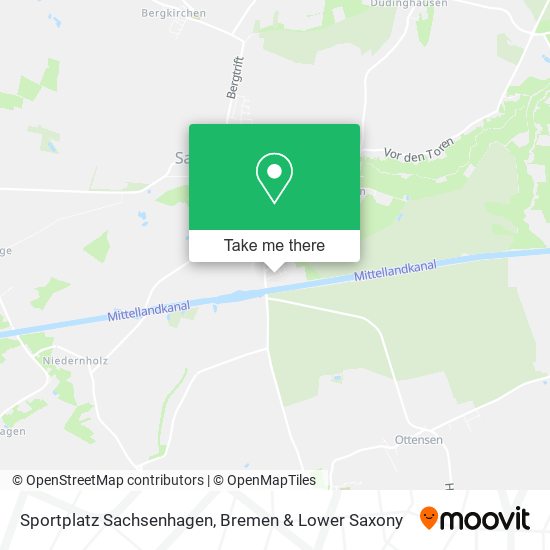 Sportplatz Sachsenhagen map