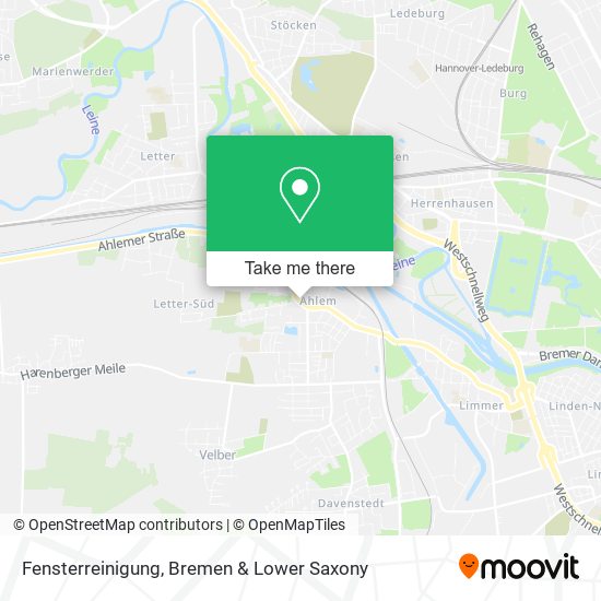 Fensterreinigung map