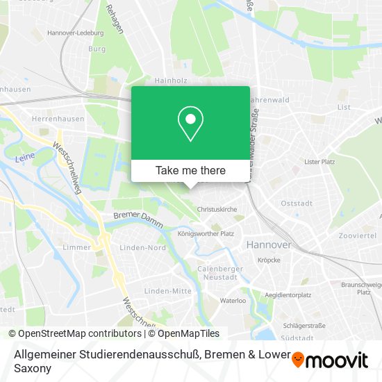 Allgemeiner Studierendenausschuß map