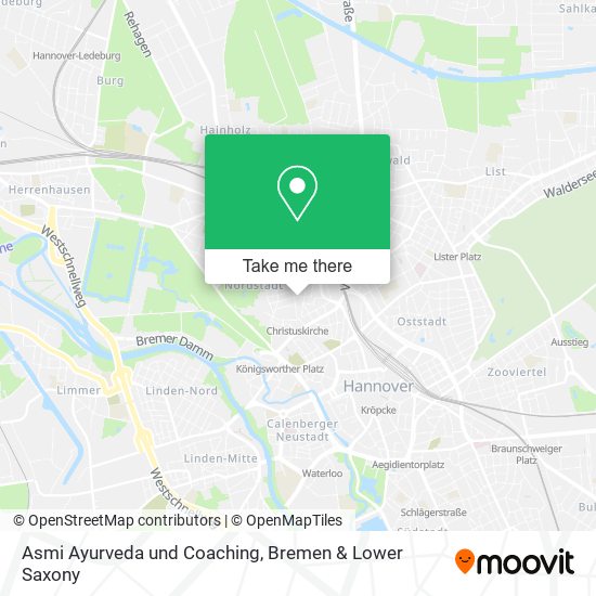 Asmi Ayurveda und Coaching map