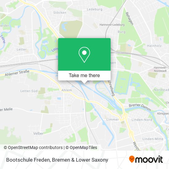 Bootschule Freden map