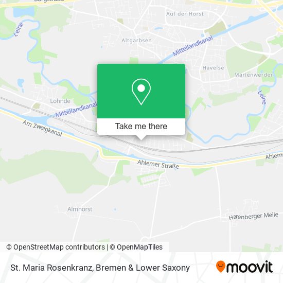 St. Maria Rosenkranz map