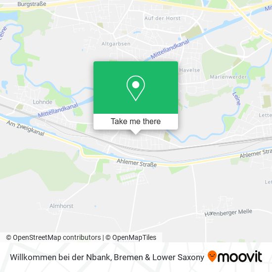 Willkommen bei der Nbank map