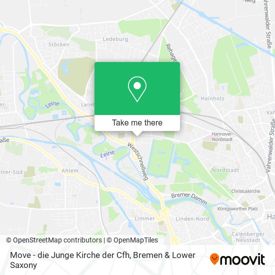 Move - die Junge Kirche der Cfh map
