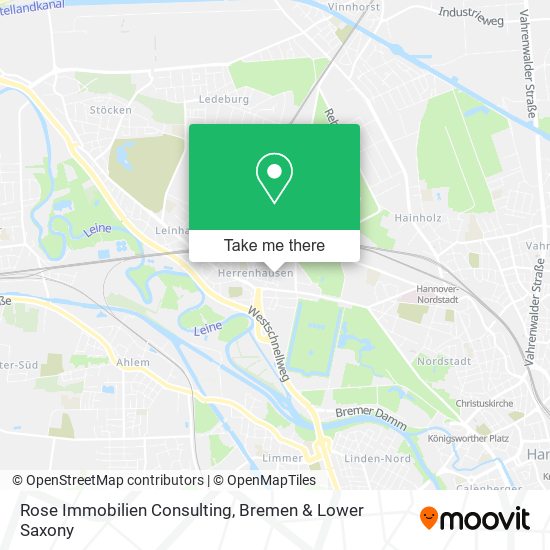 Rose Immobilien Consulting map