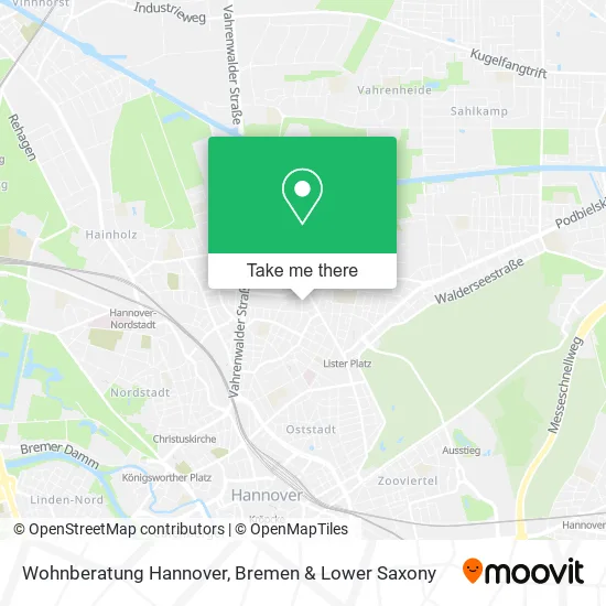 Карта Wohnberatung Hannover