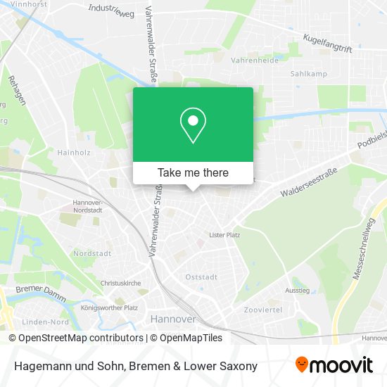Hagemann und Sohn map