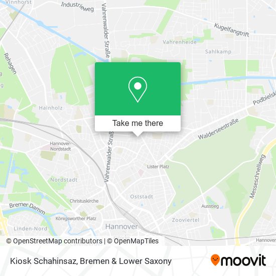 Kiosk Schahinsaz map