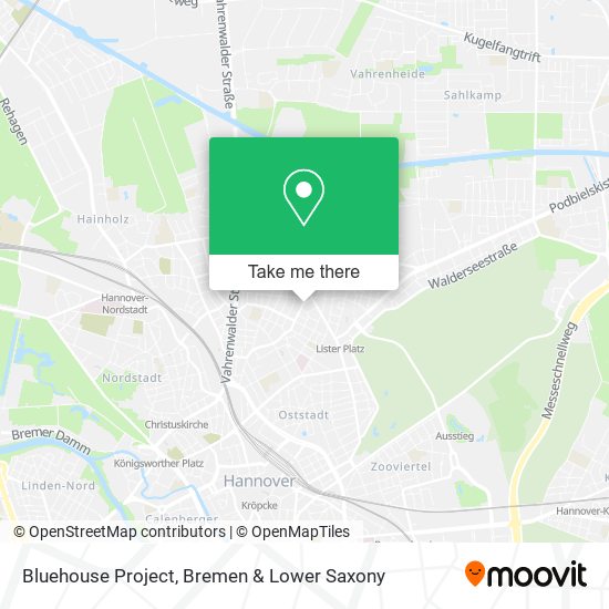 Bluehouse Project map