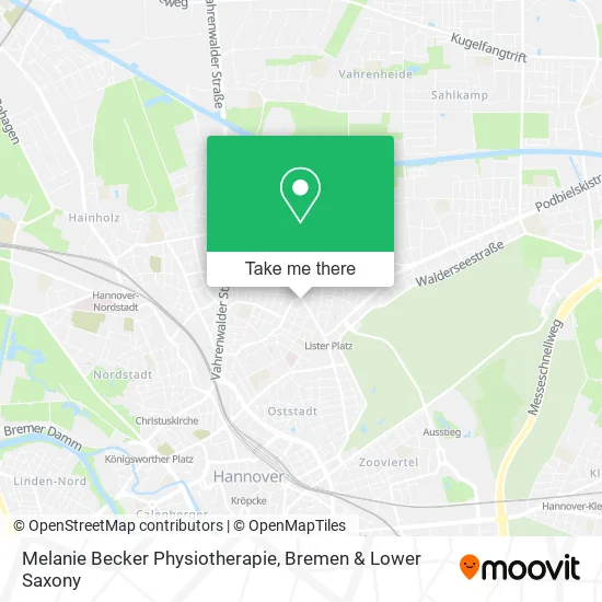 Карта Melanie Becker Physiotherapie