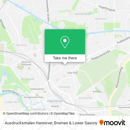 Карта Ausdrucksmalen Hannover