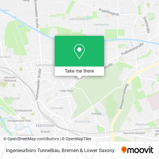 Ingenieurbüro Tunnelbau map