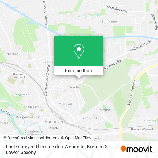 Luetkemeyer Therapie des Webseite map