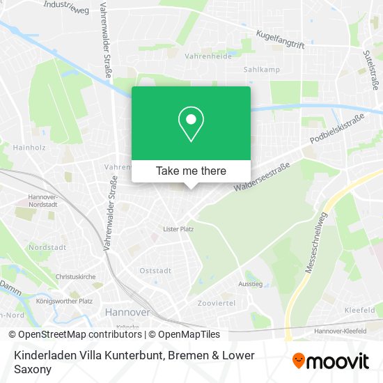 Kinderladen Villa Kunterbunt map