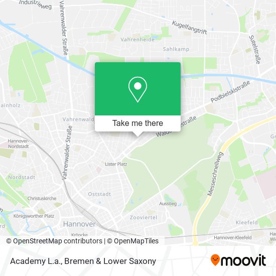 Academy L.a. map