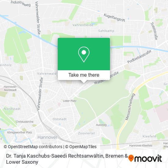 Dr. Tanja Kaschubs-Saeedi Rechtsanwältin map