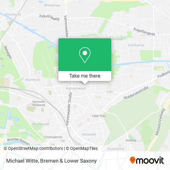 Michael Witte map