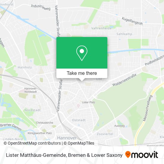 Lister Matthäus-Gemeinde map