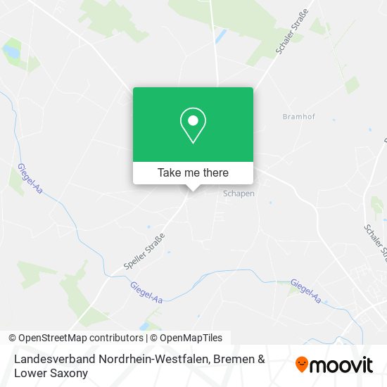 Landesverband Nordrhein-Westfalen map