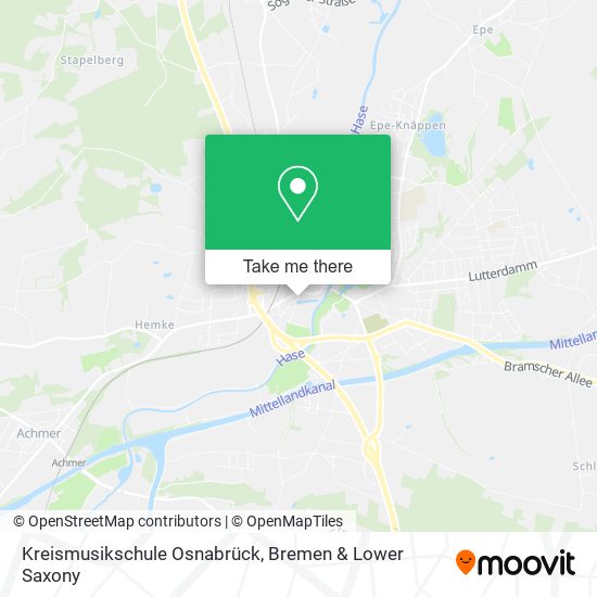 Kreismusikschule Osnabrück map