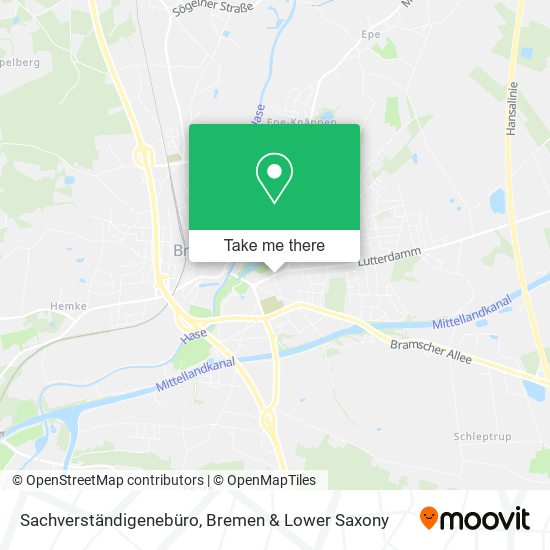 Sachverständigenebüro map