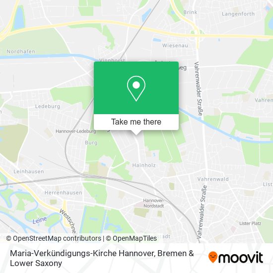 Maria-Verkündigungs-Kirche Hannover map