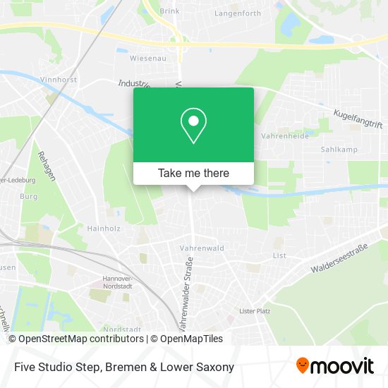 Five Studio Step map
