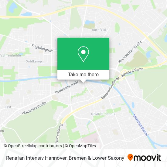 Renafan Intensiv Hannover map
