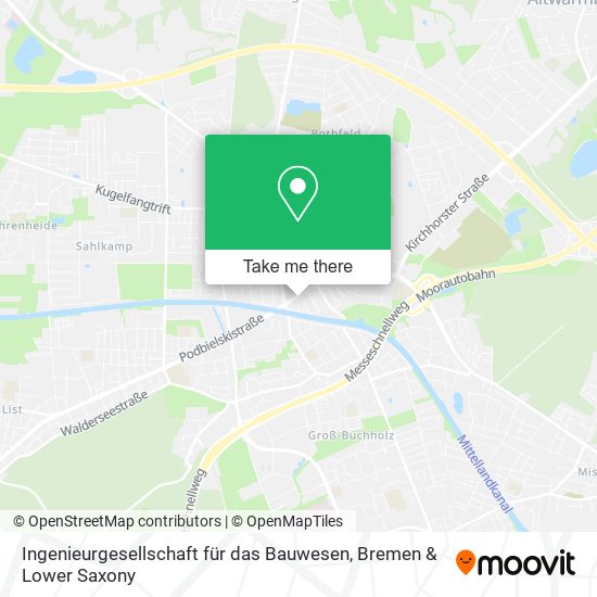 Ingenieurgesellschaft für das Bauwesen map