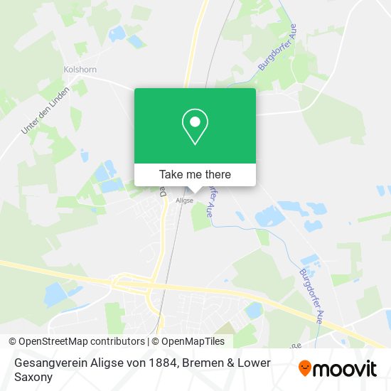 Gesangverein Aligse von 1884 map