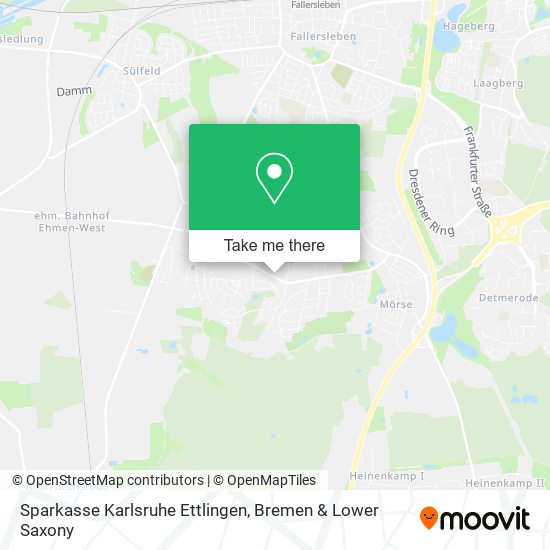 Sparkasse Karlsruhe Ettlingen map