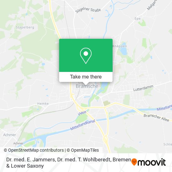 Dr. med. E. Jammers, Dr. med. T. Wohlberedt map
