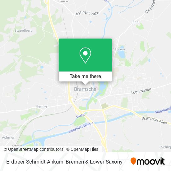Erdbeer Schmidt Ankum map
