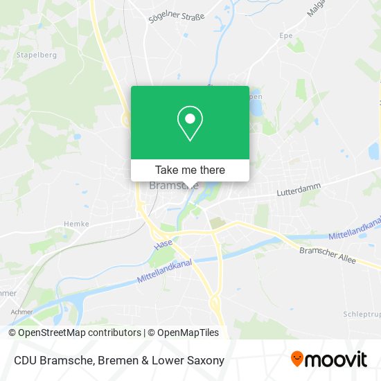 CDU Bramsche map