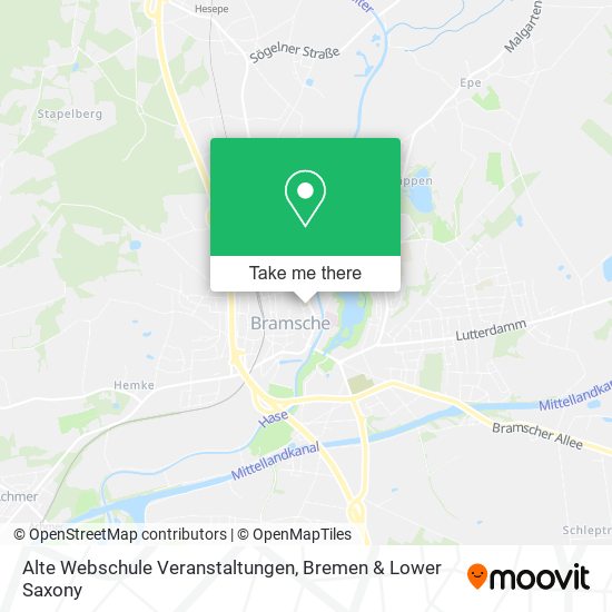 Alte Webschule Veranstaltungen map
