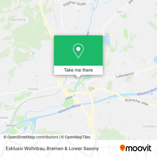 Exklusiv Wohnbau map