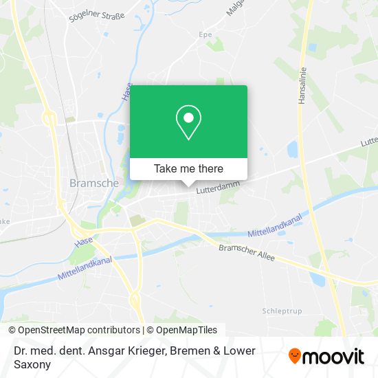 Dr. med. dent. Ansgar Krieger map
