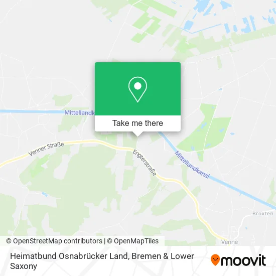 Карта Heimatbund Osnabrücker Land