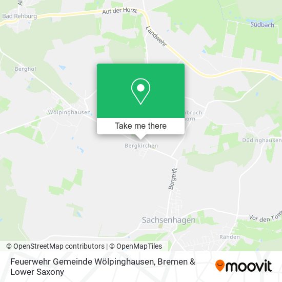 Feuerwehr Gemeinde Wölpinghausen map