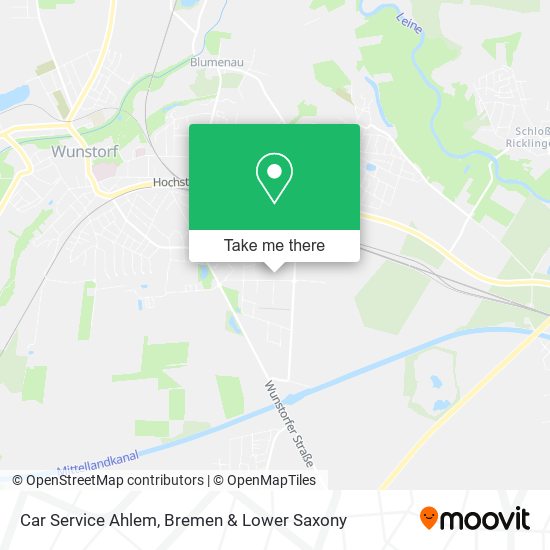 Car Service Ahlem map