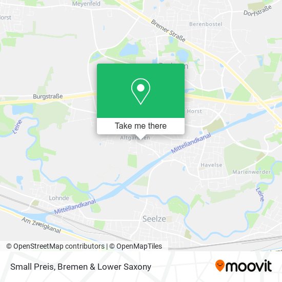 Small Preis map