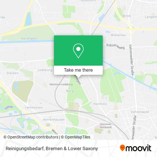 Reinigungsbedarf map
