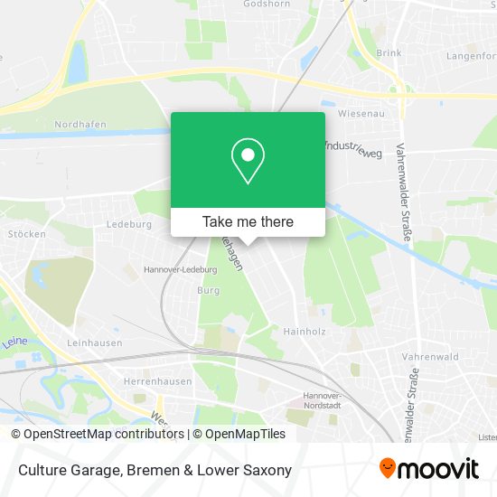 Culture Garage map