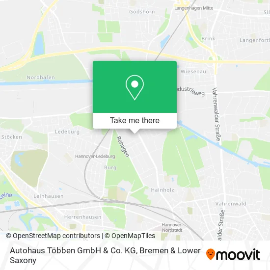 Карта Autohaus Többen GmbH & Co. KG