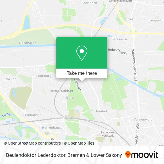 Карта Beulendoktor Lederdoktor