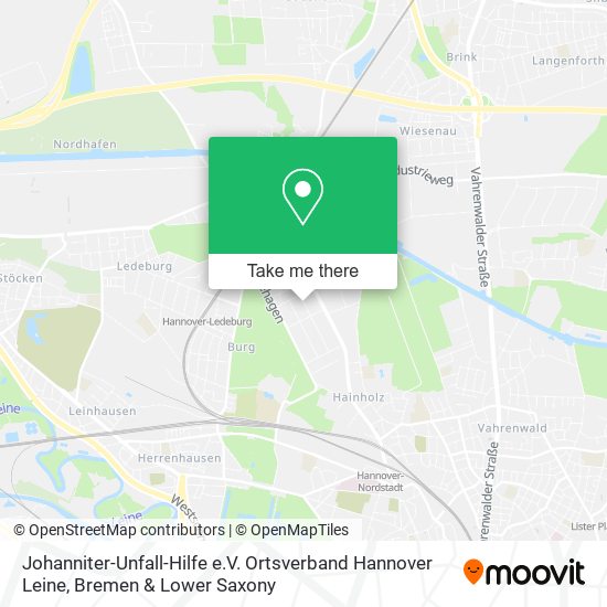 Johanniter-Unfall-Hilfe e.V. Ortsverband Hannover Leine map
