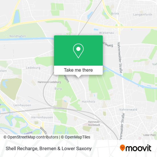 Shell Recharge map
