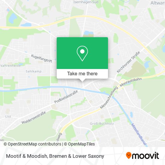 Mootif & Moodish map